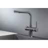 Смеситель GRANULA GR-2088 графит (черно-серый) 2088 GPAFIT